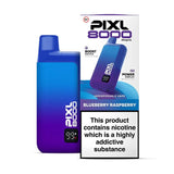 PIXL 8000 Prefilled Pod Vape Kit Box of 5 - Blueberry Raspberry