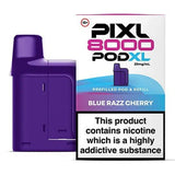 PIXL 8000 Replacement Pods Box of 5 - Blue Razz Cherry