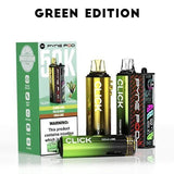 Pyne Pod Click 50k Prefilled Pod Vape Kit - Box of 5 - Green Edition