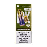 Pyne Pod Click 50k Replacement Pods - Box of 5 - Pineapple Passion Lime