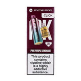 Pyne Pod Click 50k Replacement Pods - Box of 5 - Pink Purple Lemonade
