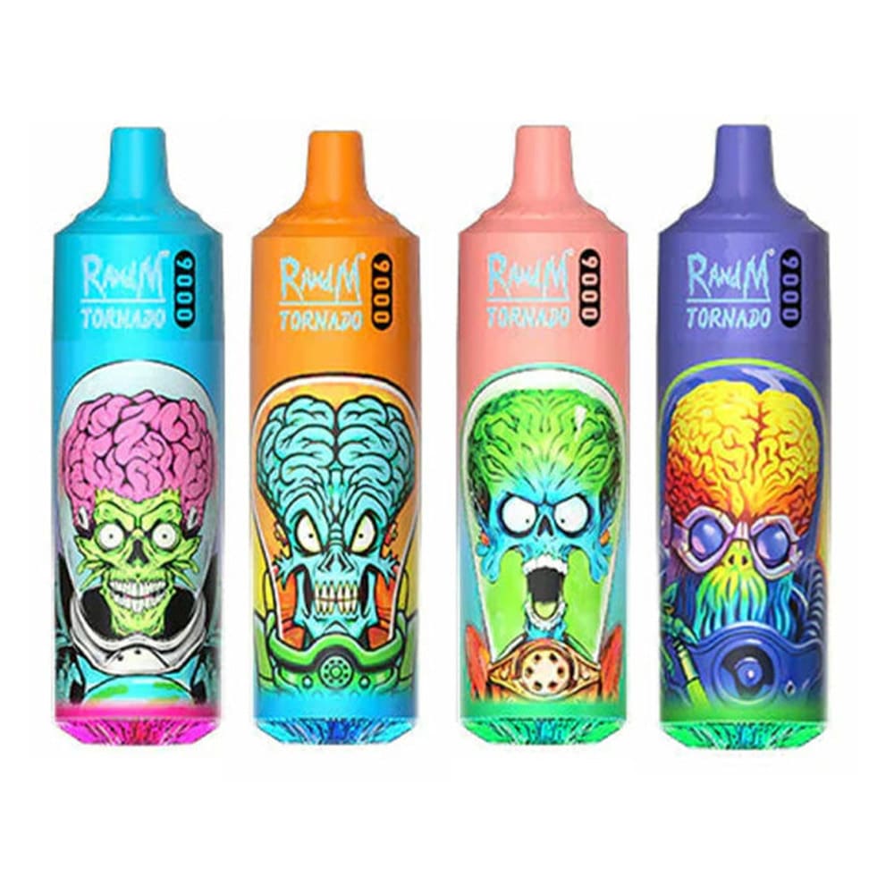 R & M Tornado 9000 Prefilled Pod Vape Box of 5 - Black Dragon Ice