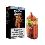 Relx Maxgo 33k Prefilled Pod Vape Kit - Pack of 3 - Blueberry Splash + Blueberry Sour Raspberry