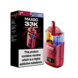 Relx Maxgo 33k Prefilled Pod Vape Kit - Pack of 3 - Cherry Ice + Blueberry Raspberry