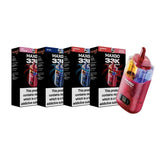 Relx Maxgo 33k Prefilled Pod Vape Kit - Pack of 3 - Grape Bubblegum + Blueberry Cranberry Cherry