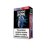 Relx Maxgo 33k Prefilled Pod Vape Kit - Pack of 3 - Grape Bubblegum + Pomegranate Sour Gummy