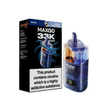 Relx Maxgo 33k Prefilled Pod Vape Kit - Pack of 3 - Mr Blue + Blueberry Sour Raspberry