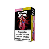Relx Maxgo 33k Prefilled Pod Vape Kit - Pack of 3 - Sweet Strawberry + Lemon Lime