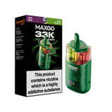 Relx Maxgo 33k Prefilled Pod Vape Kit - Pack of 3 - Triple Grape + Lemon Lime Grape
