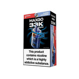 Relx Maxgo 33k Prefilled Pod Vape Kit - Pack of 3 - Watermelon Ice + Blueberry Sour Raspberry