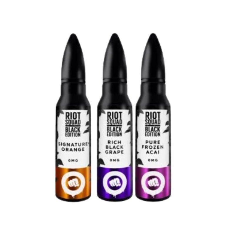 Riot Squad Black Edition Series 50ml Shortfill - Purple Frozen Acai