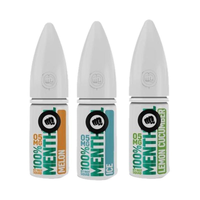 Riot Squad Menthol Series 10ML Nic Salt (Pack of 10) - 10mg