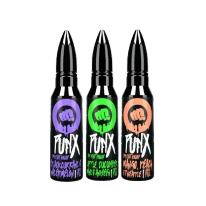 Riot Squad Punk Series 50ml Shortfill - Cucumber Mint & Aniseed