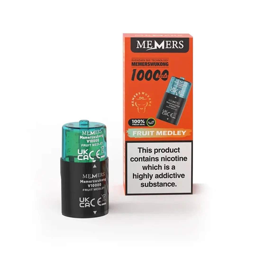 Ske Memers Wukong V10000 Prefilled Pods Pack of 5 - Fruit Medley