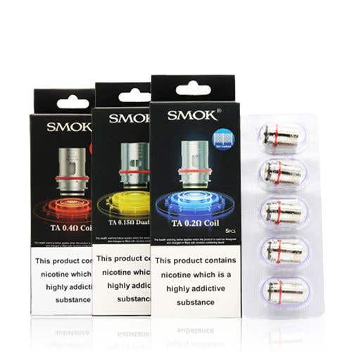 Smok TA Replacement Coils - Pack of 5 - 0.2ohm Single 2 - in - 1 Mesh