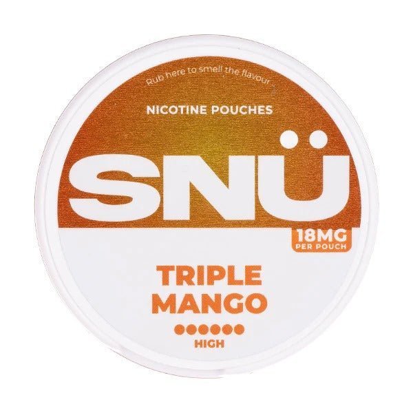 Snu Nicotine Pouches Pack of 10 - Triple Mango