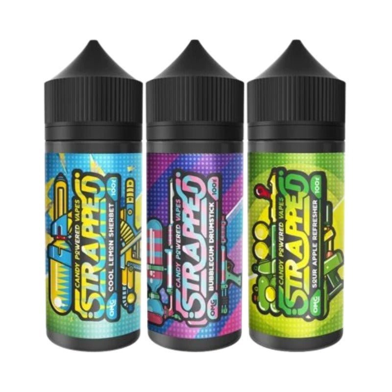 Strapped 100ML Shortfill - Bubblegum Drumstick