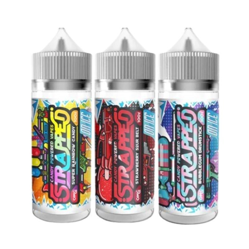 Strapped Ice 100ML Shortfill - Bubblegum Drumstick On Ice
