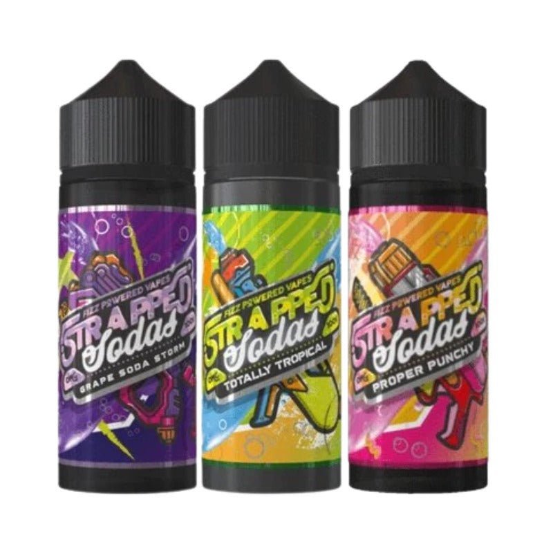 Strapped Sodas 100ML Shortfill - Totally Tropical