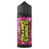 Strapped Sourz 100ML Shortfill - Strawberry & Raspberry