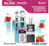 The Bling 10k Pro Max Replacement Pods (BOX OF 5) - Strawberry Raspberry Cherry Ice
