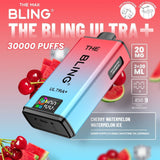 The Bling Ultra Plus 30k Prefilled Vape Pod Kit - Box of 5 - Cherry Watermelon/Watermelon Ice