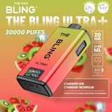 The Bling Ultra Plus 30k Prefilled Vape Pod Kit - Box of 5 - Strawberry Kiwi/Strawberry Watermelon