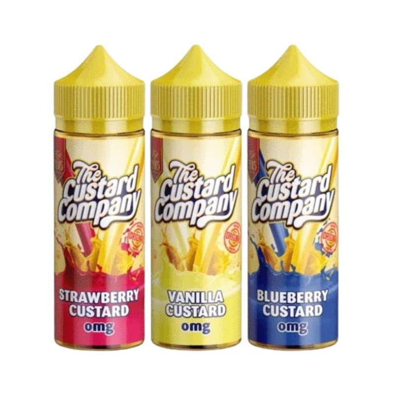 The Custard Company 100ML Shortfill - Blueberry Custard