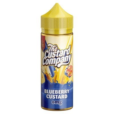 The Custard Company 100ML Shortfill - Blueberry Custard