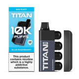Titan 10K Puffs Prefilled Pod Vape Box of 5 - Blue Raspberry