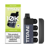 Titan 10K Puffs Prefilled Pod Vape Box of 5 - Lemon Lime