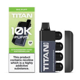 Titan 10K Puffs Prefilled Pod Vape Box of 5 - Strawberry Kiwi