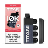 Titan 10K Puffs Prefilled Pod Vape Box of 5 - Strawberry Raspberry Cherry