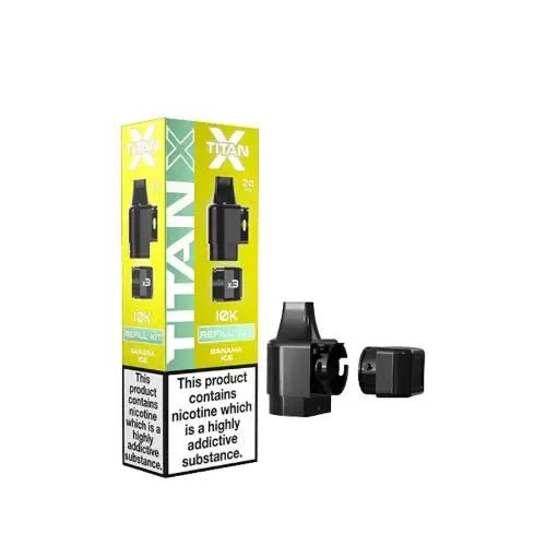 Titan X Replacement Pods - Pack of 10 - Banana Ice