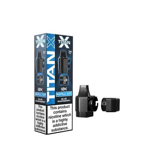 Titan X Replacement Pods - Pack of 10 - Blueberry Raspberry