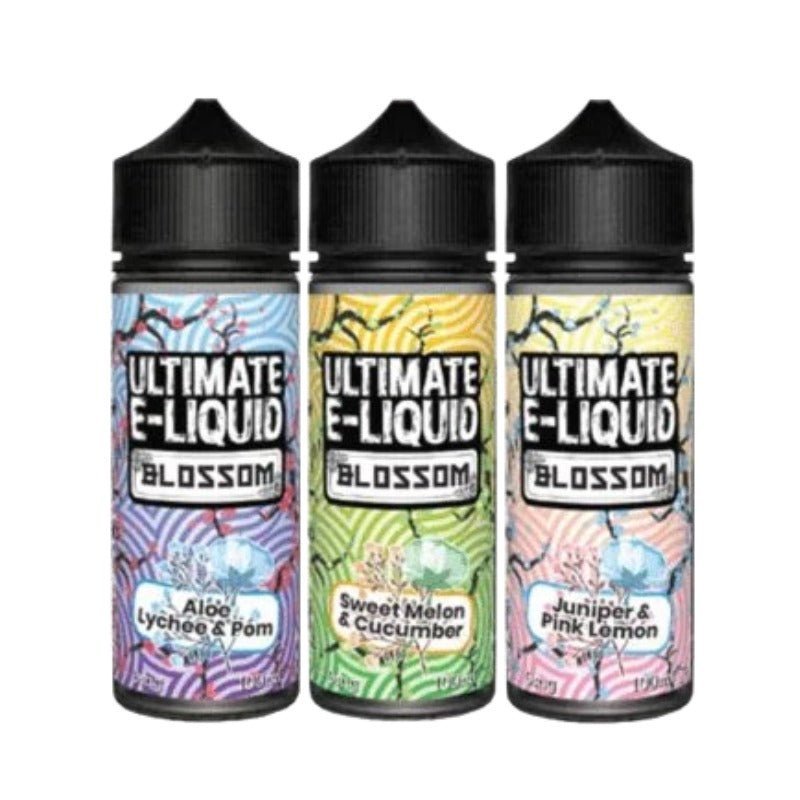 Ultimate E - Liquid Blossom 100ML Shortfill - Sweet Melon & Cucumber