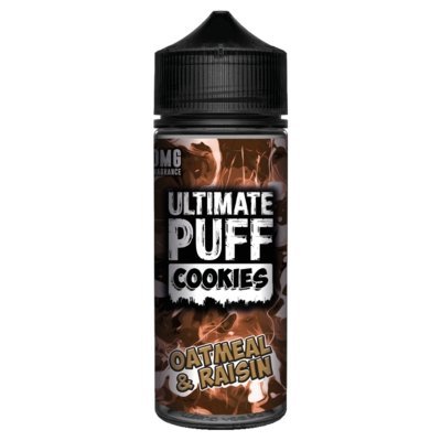 Ultimate Puff Cookies 100ML Shortfill - Outmeal & Raisin
