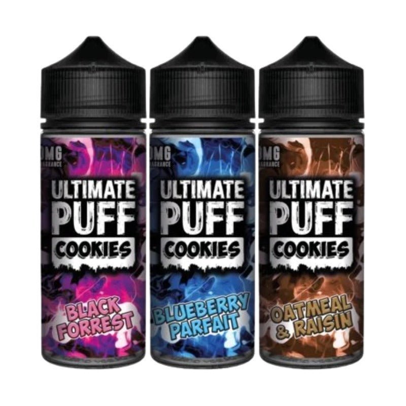 Ultimate Puff Cookies 100ML Shortfill - Outmeal & Raisin