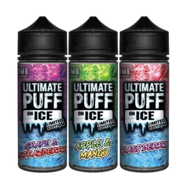 Ultimate Puff On Ice 100ML Shortfill - Blackcurrant