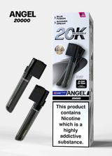 Vapes Bars Angel 20000 Prefilled Pods Box of 10 - Black Edition