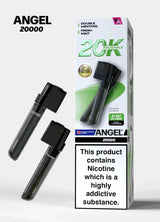 Vapes Bars Angel 20000 Prefilled Pods Box of 10 - Green Edition