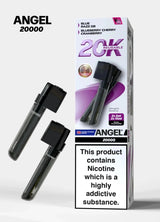 Vapes Bars Angel 20000 Prefilled Pods Box of 10 - Purple Edition