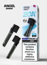 Vapes Bars Angel 20000 Prefilled Pods Box of 10 - Sky Blue Edition