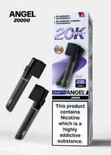 Vapes Bars Angel 20000 Prefilled Pods Box of 10 - Violet Edition