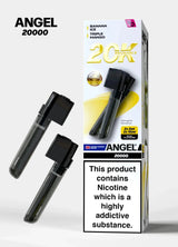 Vapes Bars Angel 20000 Prefilled Pods Box of 10 - Yellow Edition
