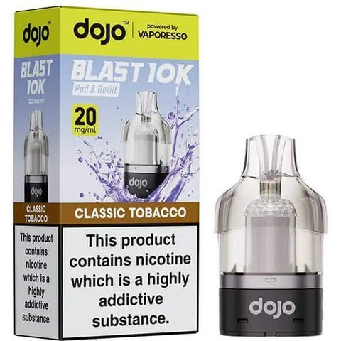 Vaporesso Dojo Blast 10K Prefilled Pods - Box of 5 - Classic Tobacco