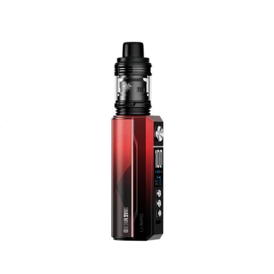 VooPoo Drag M100S Vape Kit - Red/Black