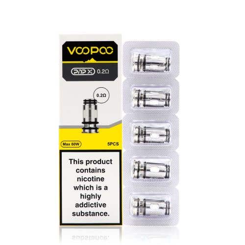 Voopoo PnP X Replacement Coils - Pack of 5 - 0.2ohm