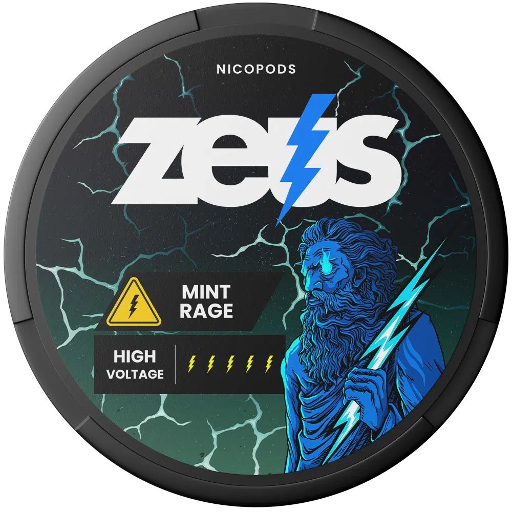Zeus Nicotine Pouches - Pack of 10 - Mint Rage